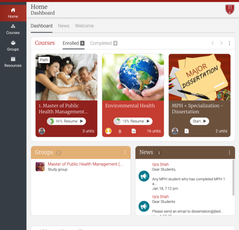 JLI Diploma Learning Management System